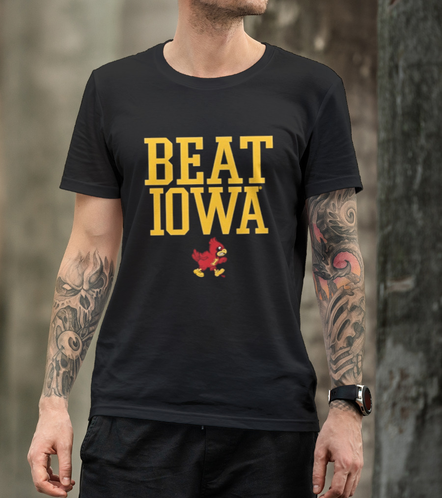Beat Iowa Iowa State Cyclones Walking Cy NCAA 2026 T-Shirt