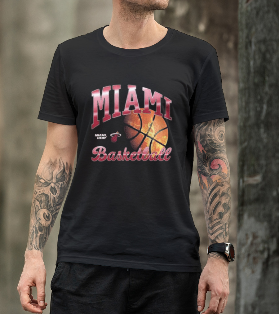 Miami Heat Basketball Court Culture X Hype & Vice Tank T-Shirt