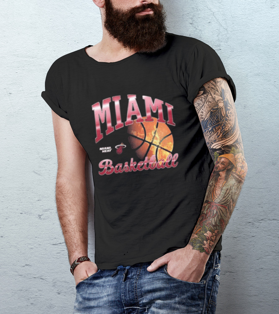 Miami Heat Basketball Court Culture X Hype & Vice Tank T-Shirt