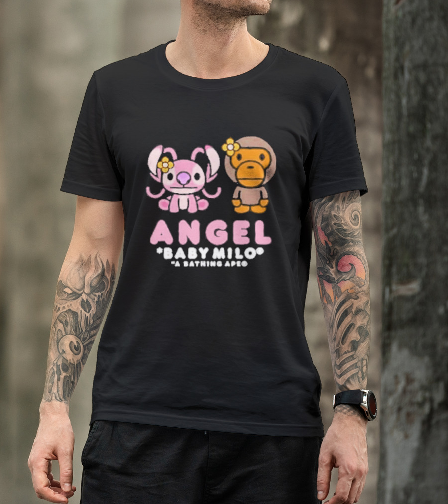 Angel Baby Milo A Bathing Ape Bape X Disney 2026 T-Shirt