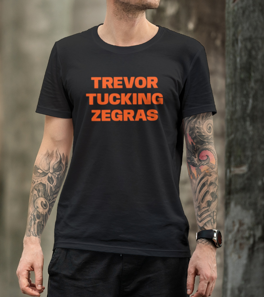Trevor Tucking Zegras Hockey T-Shirt