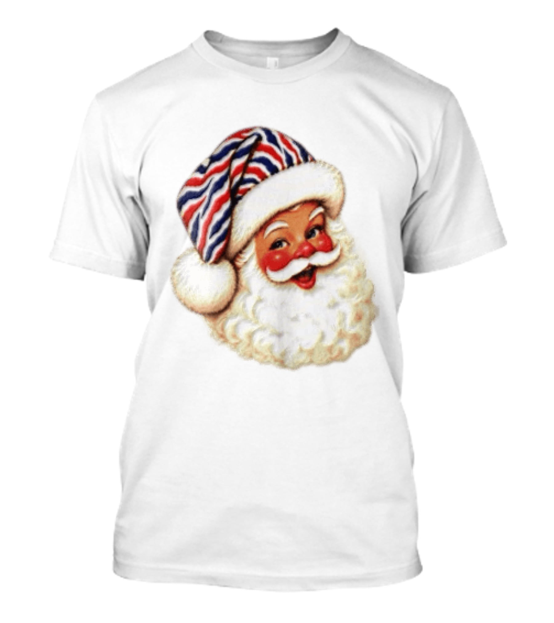 Buffalo Santa Christmas Holiday Vintage Cheerful Festive T-Shirt