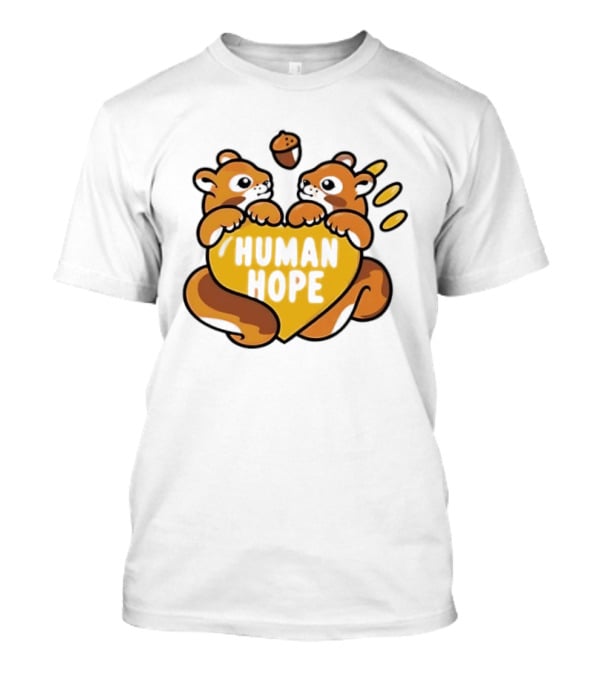 Human Hope J HOPE X Human Made Season 2 Squirrels Heart Acorn T-Shirt