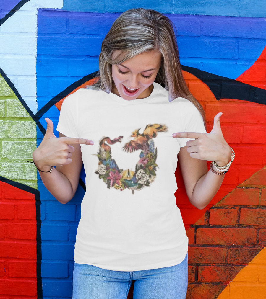 Lionsgate The Hunger Games Sunrise On The Reaping Floral Flint Striker T-Shirt