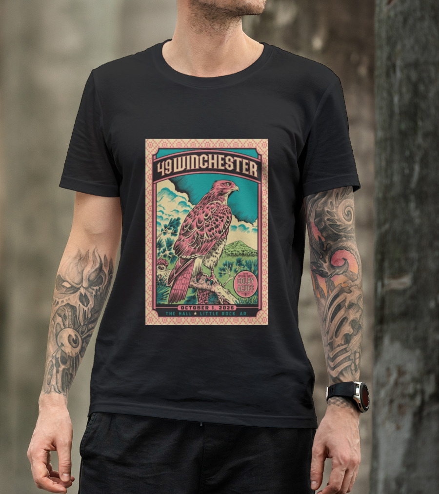 49 Winchester Little Rock October 1 2026 Special Guest Colby Acuff T-Shirt