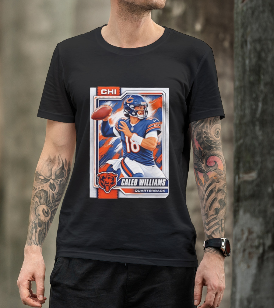 Caleb Williams Chicago Bears Quarterback CHI Football Fan T-Shirt