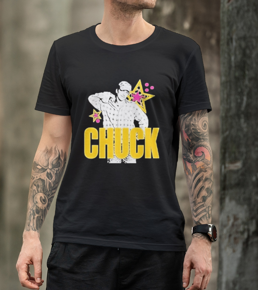 CHUCK Original Role Model Timely Hourglass Stars And Plaid T-Shirt