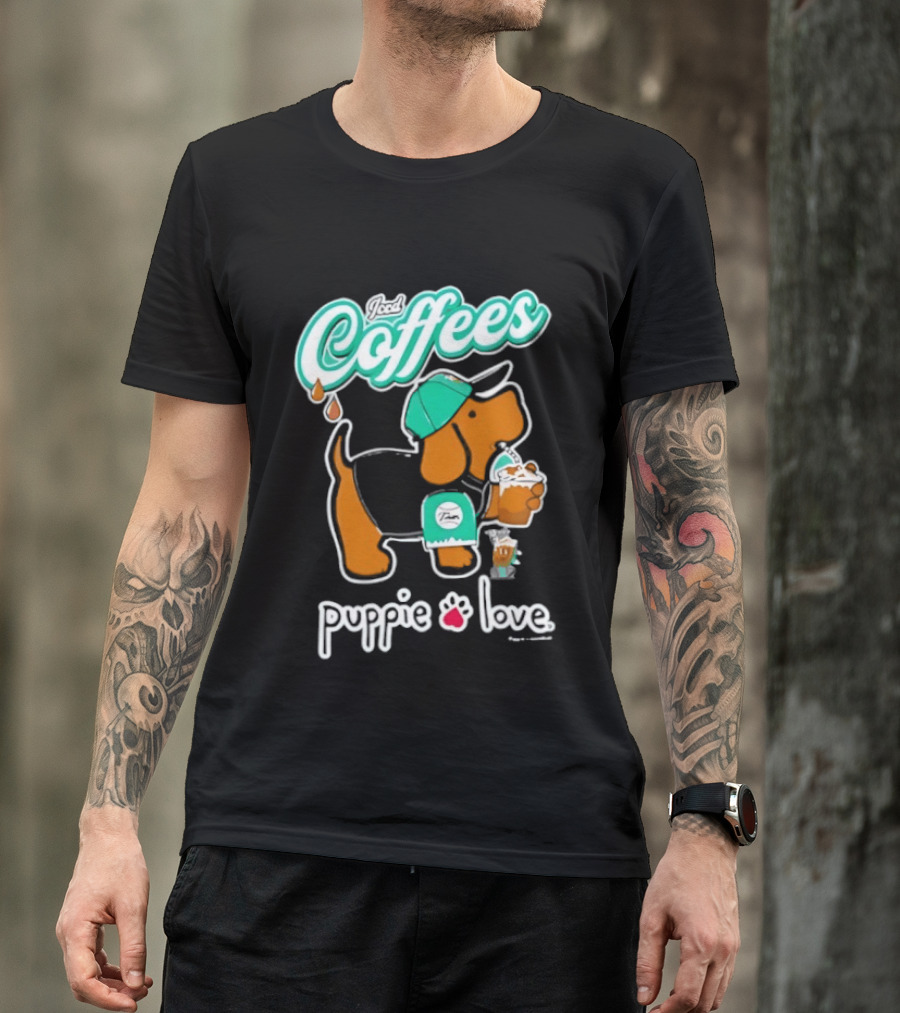 Puppie Love Iced Coffees Pup Kelly T-Shirt