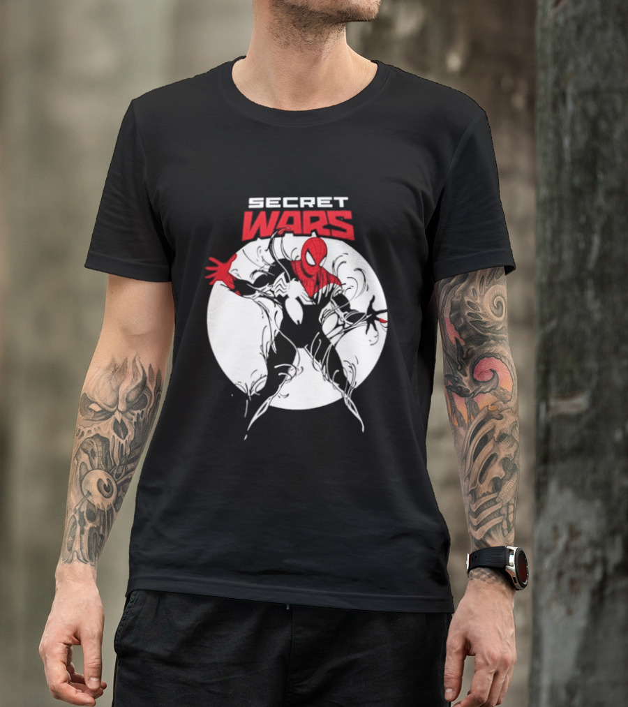 Secret Wars Spider Man Iconic Marvel T-Shirt