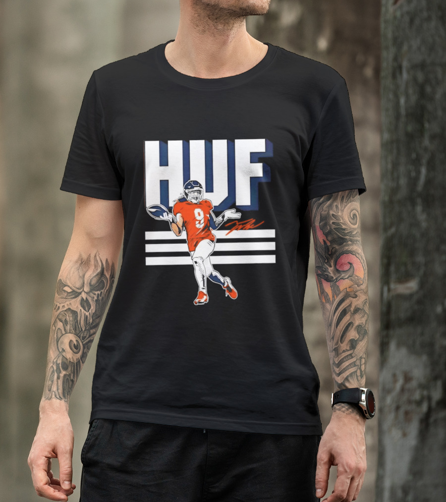 Denver Broncos Football HUF Hufanga 9 Jersey T-Shirt