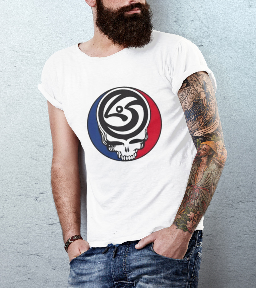 Leftover Salmon Grateful Dead Steal Your Face Salmon Garcia's Chicago March 6 8 2026 T-Shirt