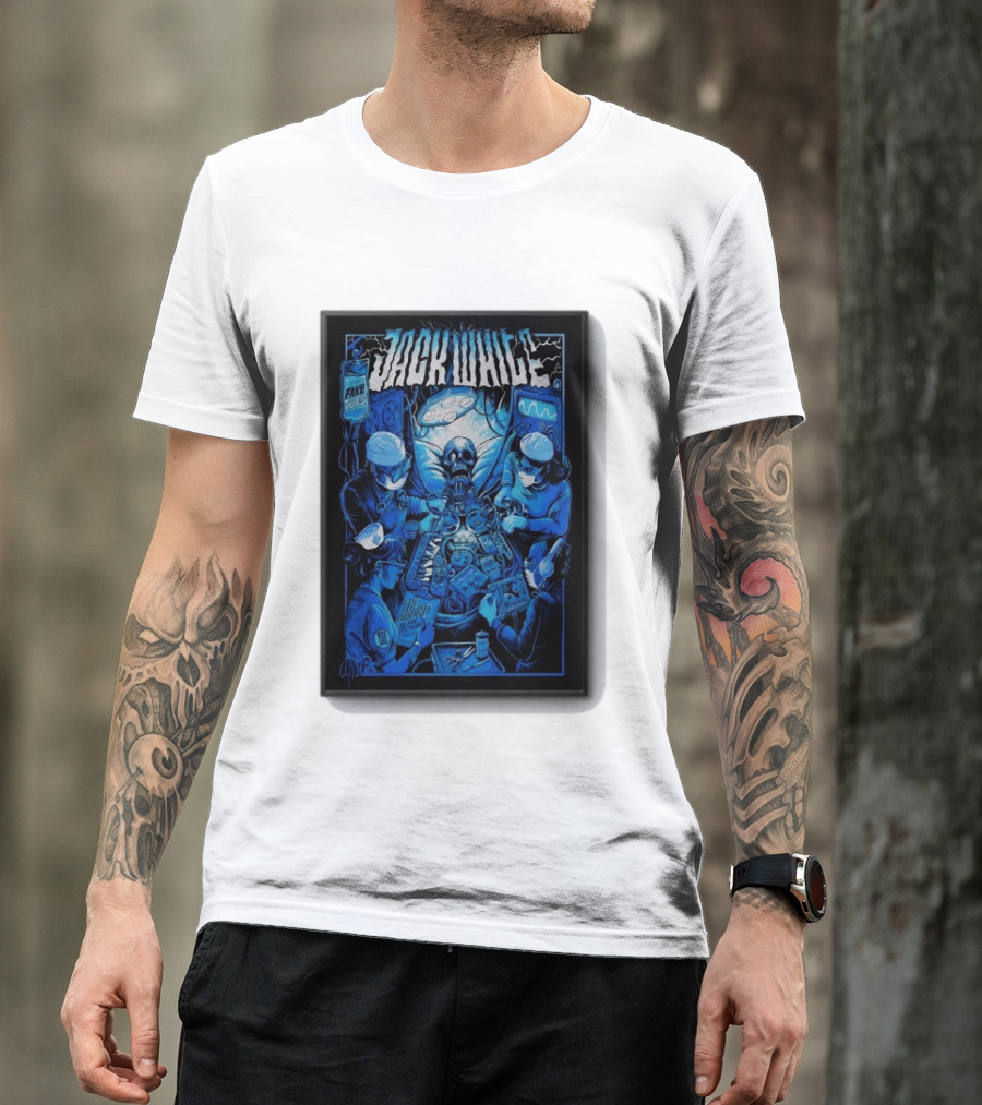 Jack White Del Mar CA 9 30 2026 Fake Blues Touring Skeleton Surgeons T-Shirt