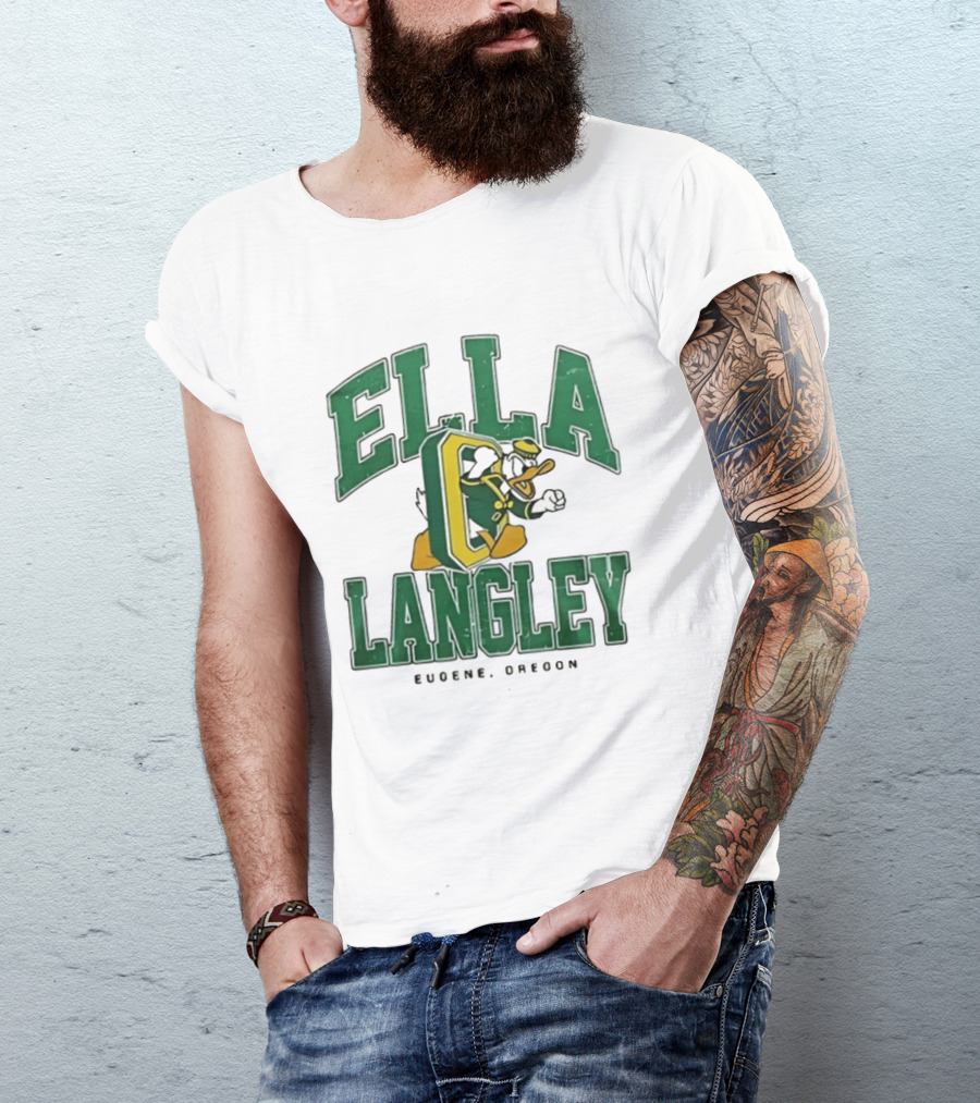 Ella Langley Oregon Ducks Eugene Collaboration T-Shirt