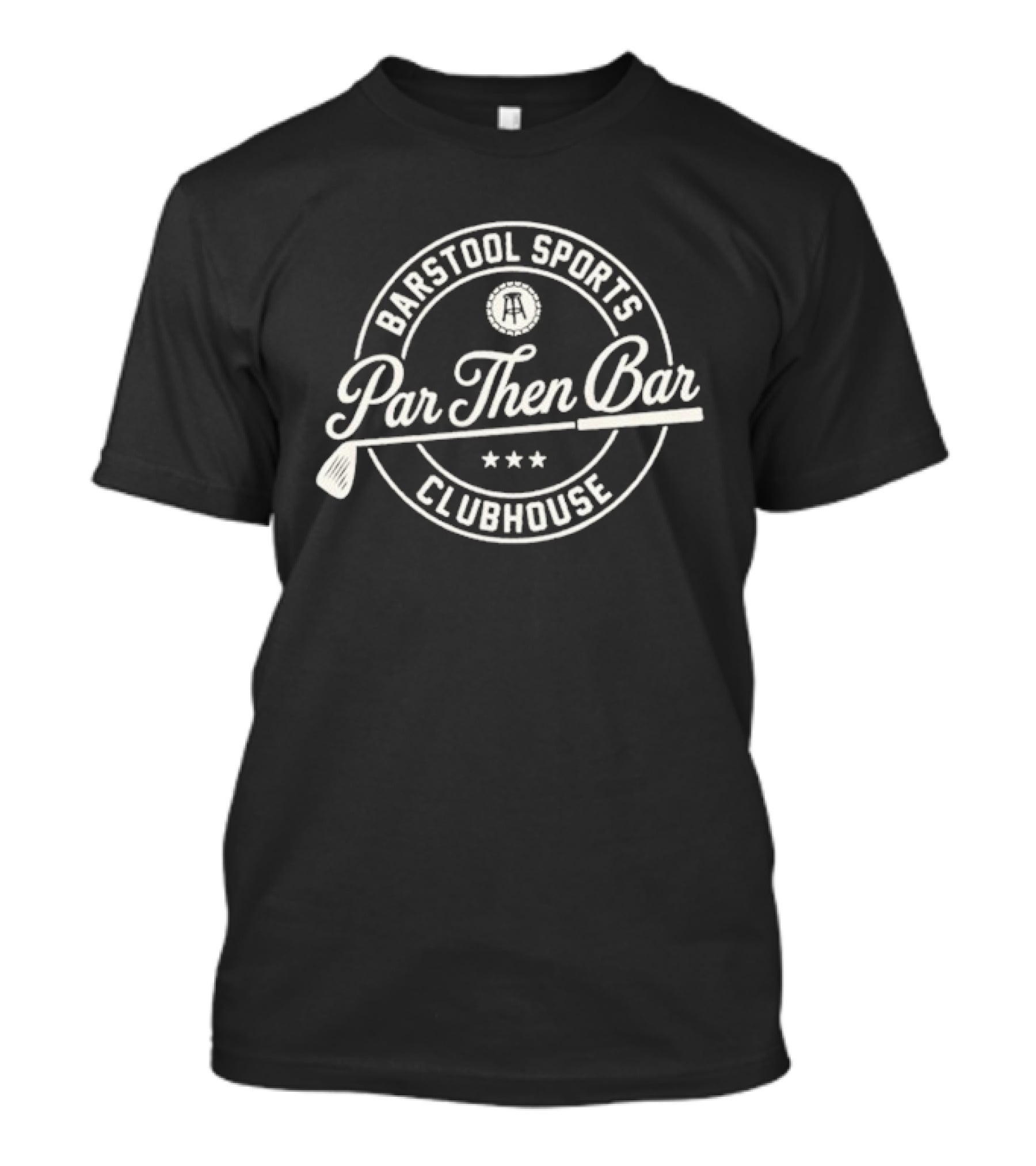 Barstool Sports Par Then Bar Clubhouse Golf T-Shirt