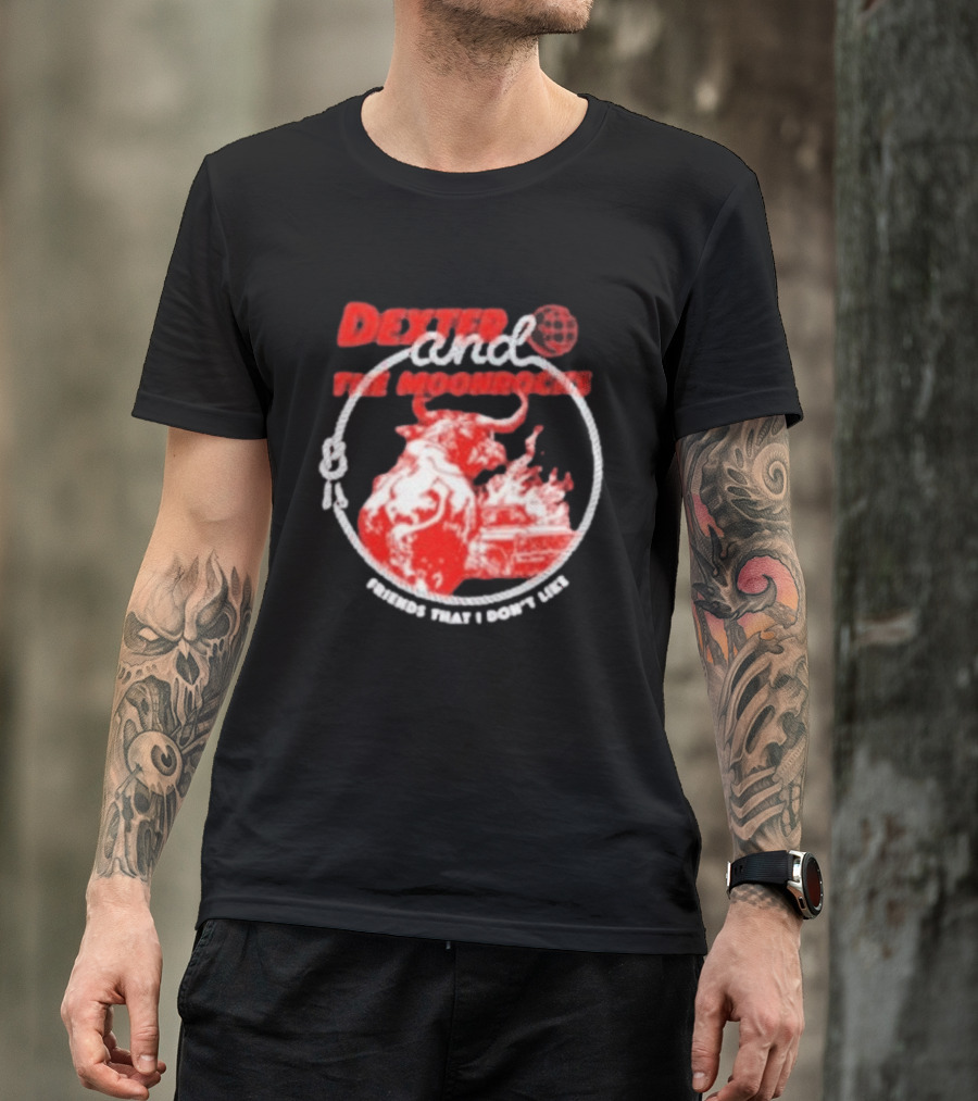 Dexter And The Moonrocks Friends Don't Like Club Album Red Bull T-Shirt