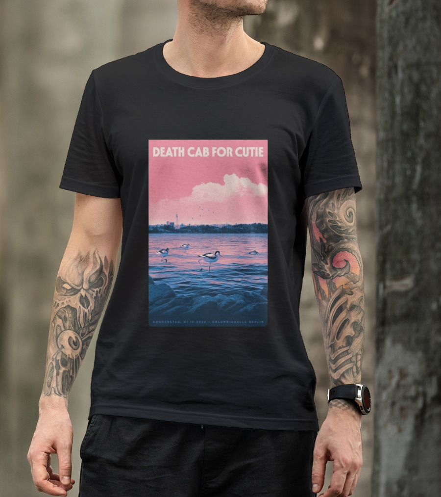 Death Cab For Cutie Columbiahalle Berlin Concert 2026 Donnerstag 01.10 Exclusive T-Shirt