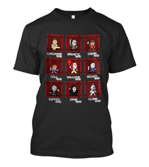Chainsaw Man Machete Man Dream Man Doll Man Balloon Man Boogey Man Spiker Man Stab Man Clown Man T-Shirt