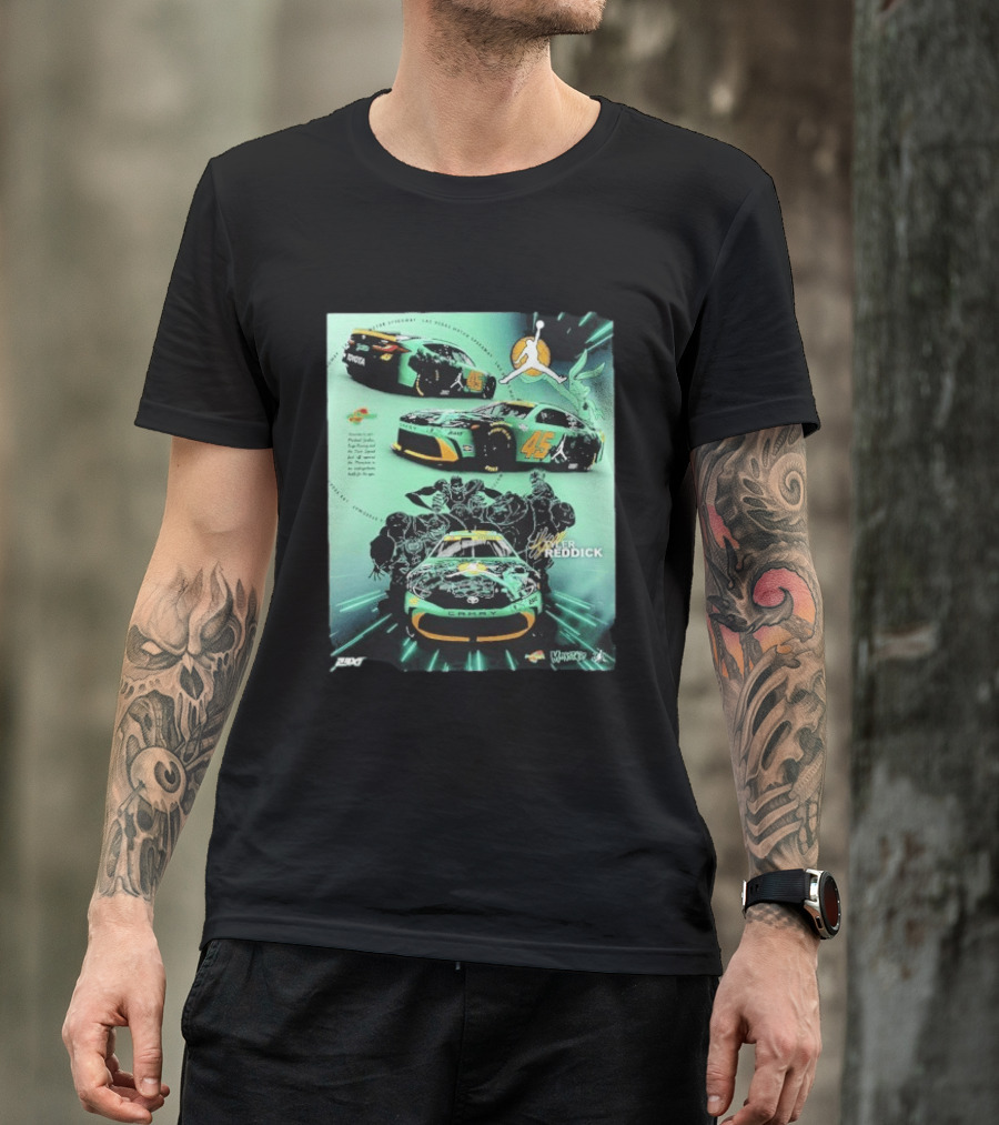 Tyler Reddick 45 Camry Jordan Monstars Las Vegas Racing T-Shirt