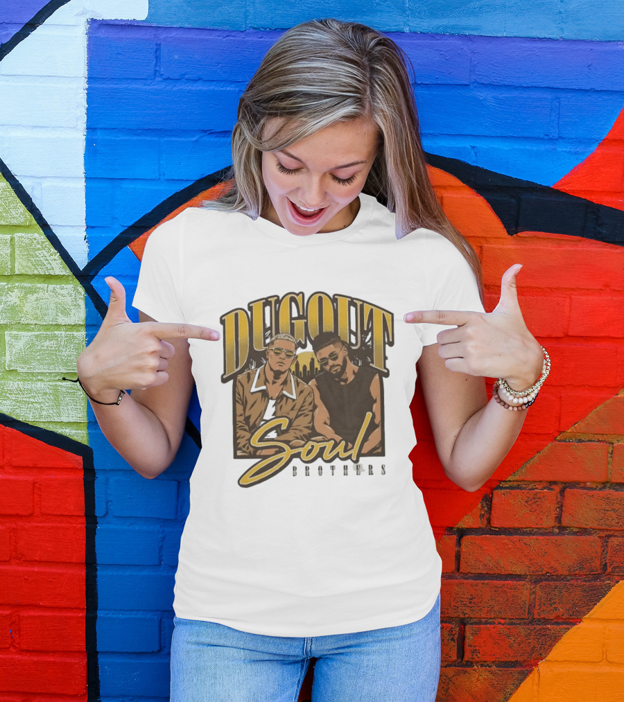 Dugout Soul Brothers Fernando Tatis Jr Manny Machado San Diego Padres T-Shirt
