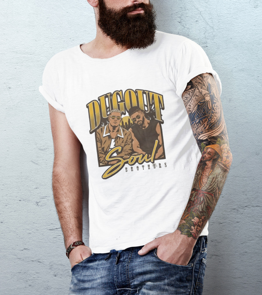 Dugout Soul Brothers Fernando Tatis Jr Manny Machado San Diego Padres T-Shirt