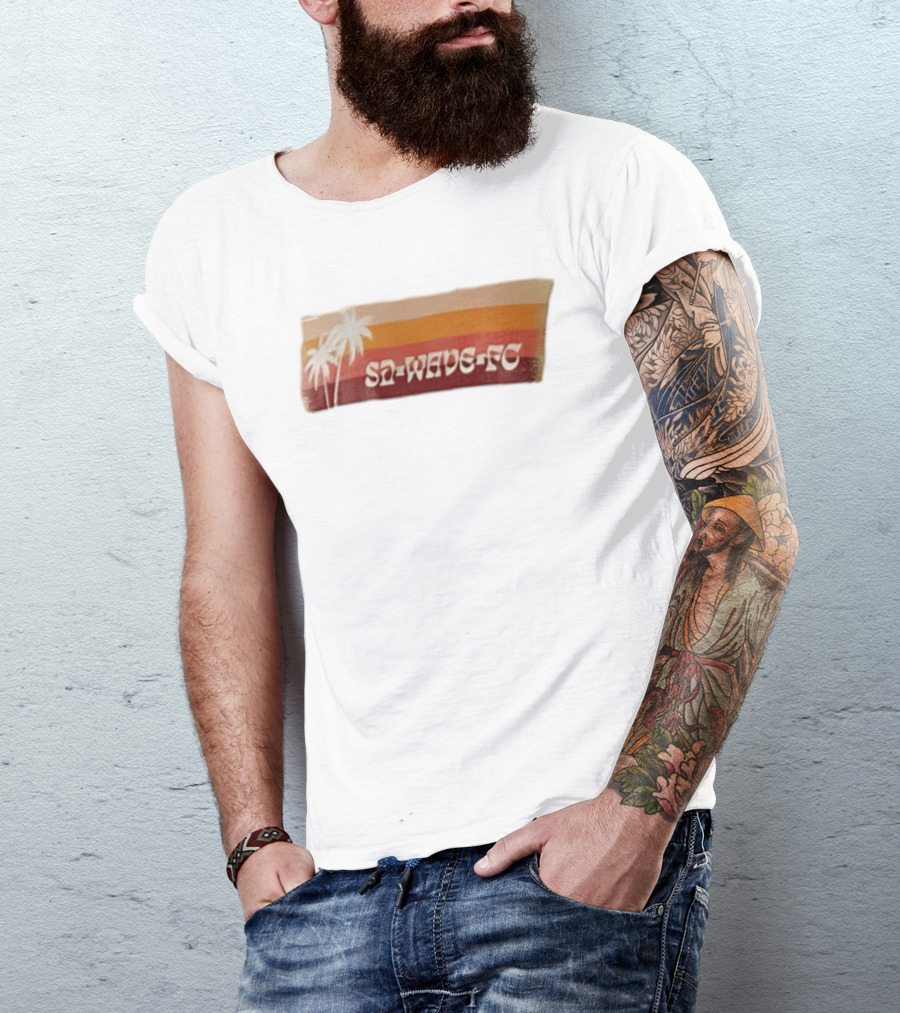 San Diego Wave FC Palm Trees Sunset SA Wave FC T-Shirt