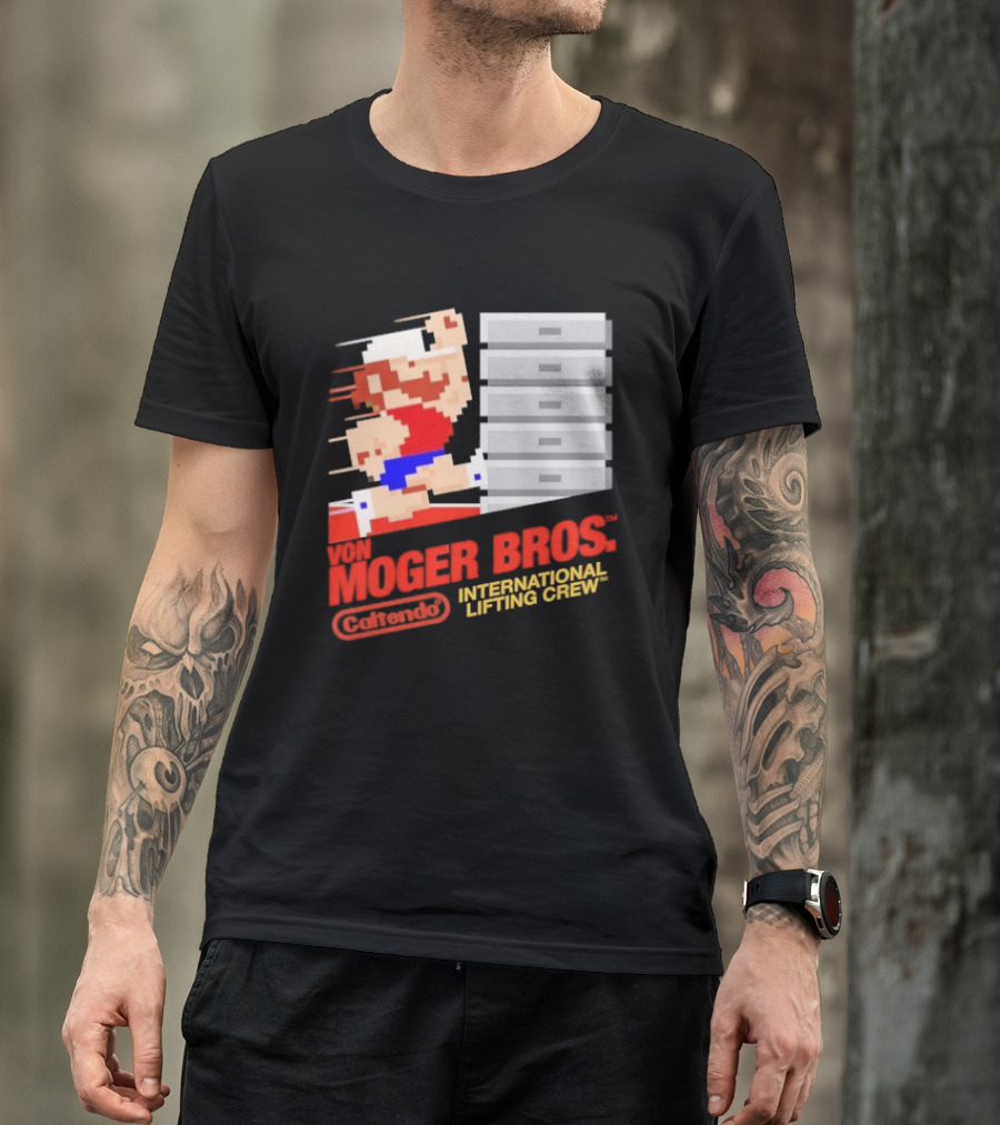 Calum Von Moger Bros Caltendo International Lifting Crew T-Shirt