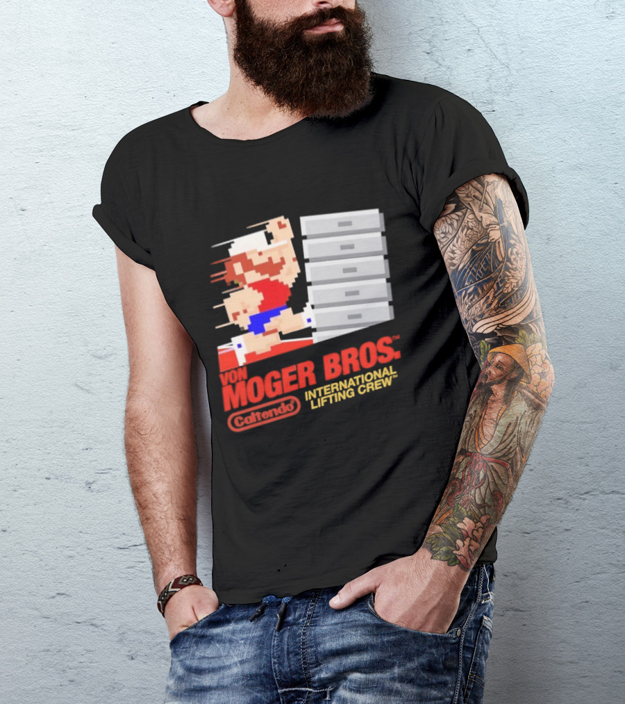 Calum Von Moger Bros Caltendo International Lifting Crew T-Shirt