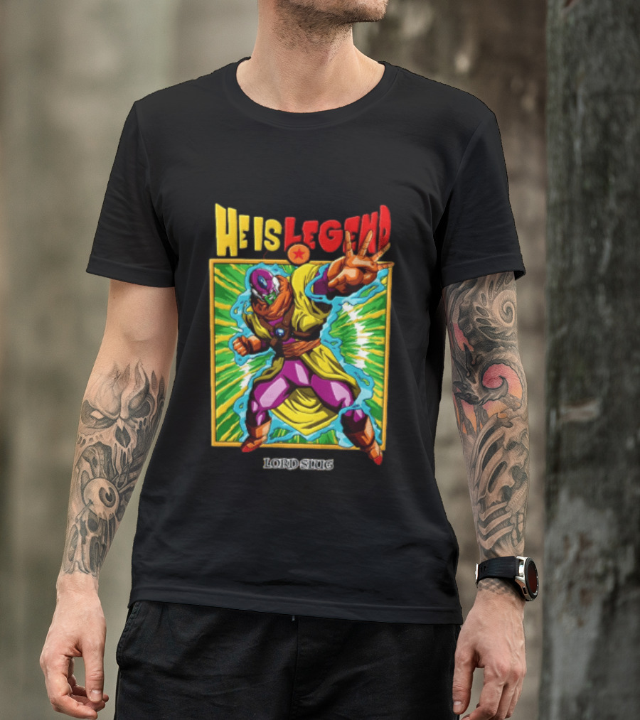 He Is Legend Lord Slug Anime Character Power Pose T-Shirt