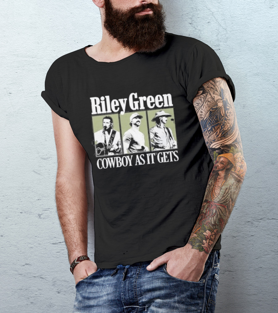 Riley Green Cowboy As It Gets T-Shirt