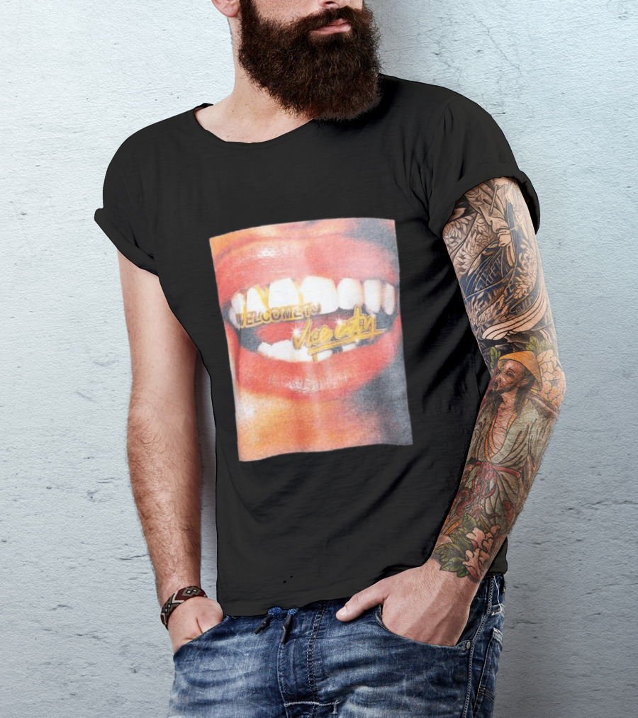 Miami Heat Store Court Culture Vice City Welcome Grill Oversized T-Shirt