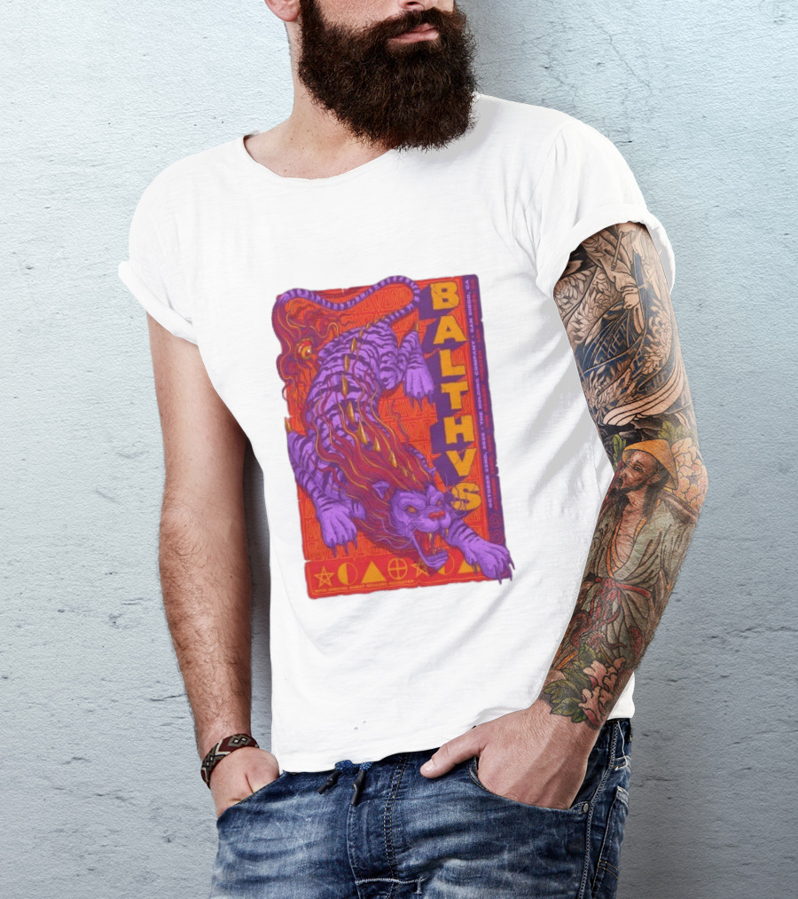 Balthvs San Diego October 22 2026 Featuring Richard Houghten Vibrant Lion T-Shirt