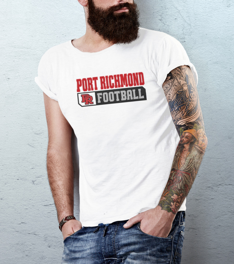 Jeff Stoutland Port Richmond DR Football T-Shirt
