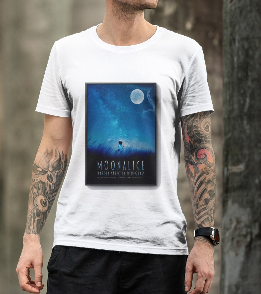 Original Moonalice Hardly Strictly Bluegrass October 3 2026 Golden Gate Park San Francisco CA T-Shirt