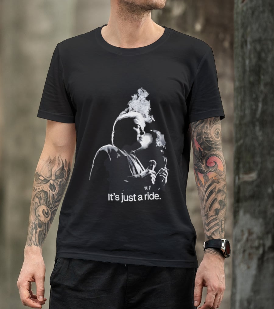 Bill Hicks It's Just A Ride Smoking Microphone T-Shirt