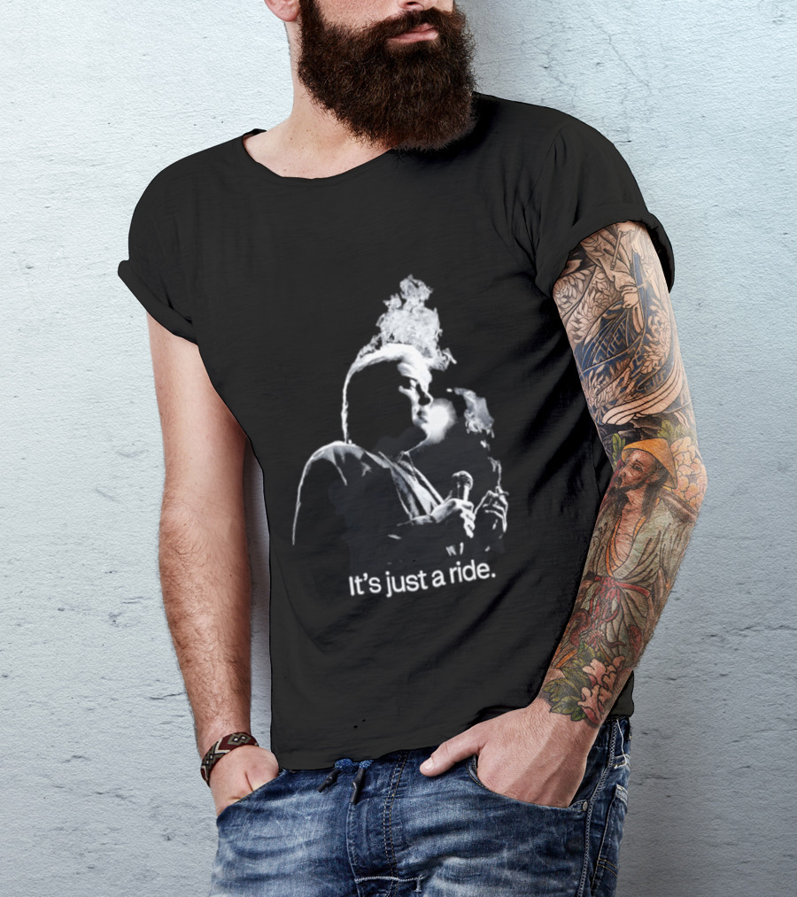 Bill Hicks It's Just A Ride Smoking Microphone T-Shirt