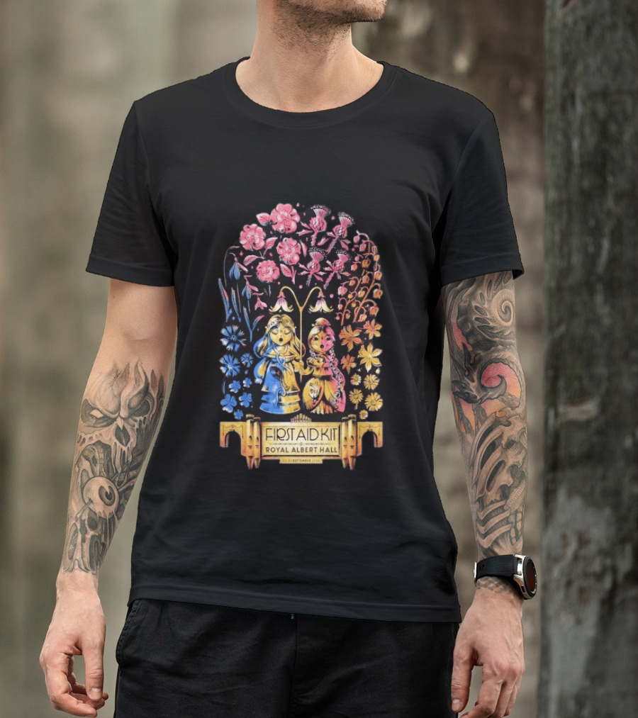 First Aid Kit September 29 30 2026 Royal Albert Hall London UK Floral T-Shirt