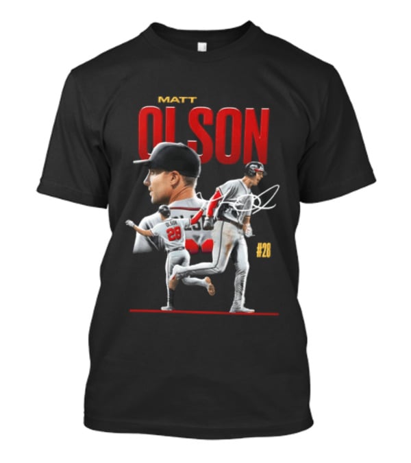 Matt Olson Atlanta Braves MLB 28 Foul Territory Players T-Shirt