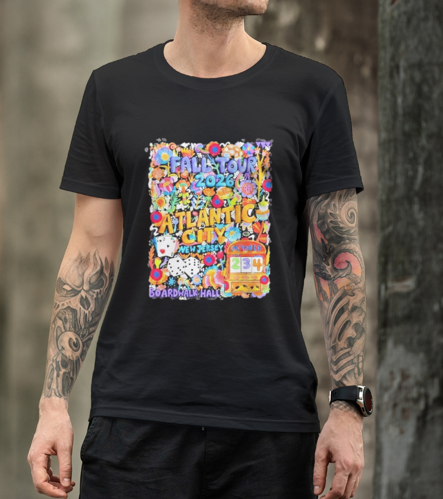 Fall Tour 2026 Atlantic City New Jersey Boardwalk Hall October 2 3 4 Phish Boardwalk Ball T-Shirt