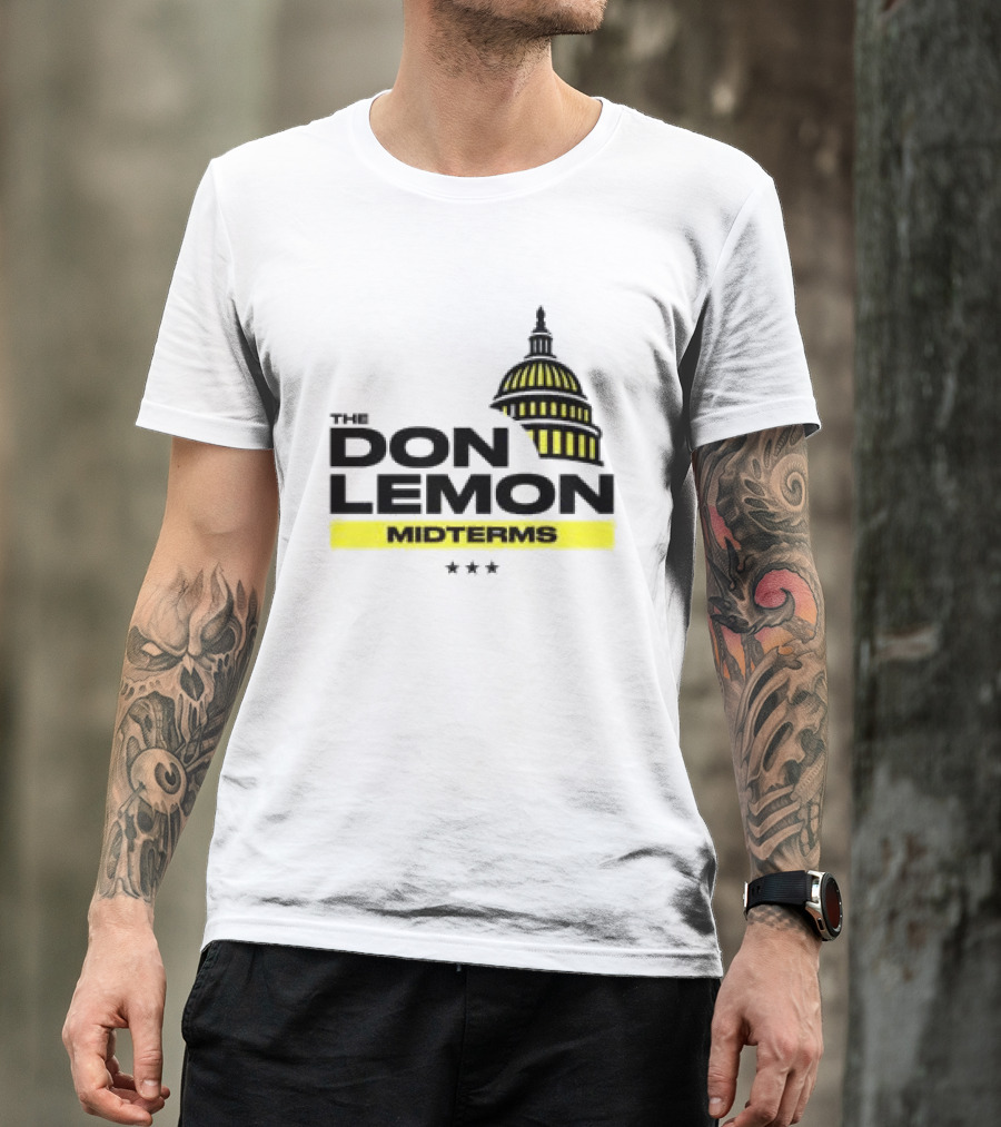 Don Lemon Midterms Capitol Illustration With Stars T-Shirt