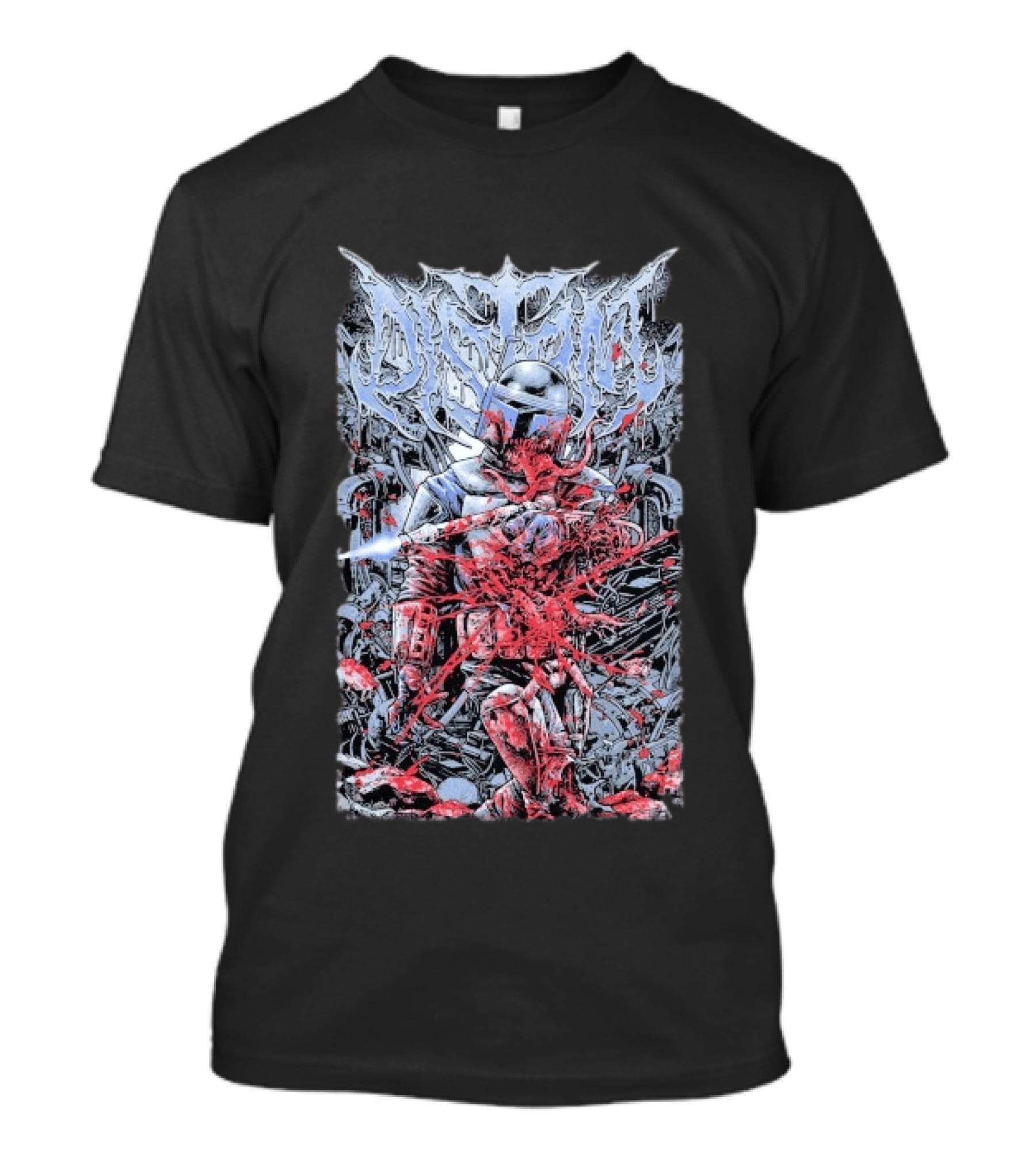 Distant Bounty Hunter Star Wars Metal T-Shirt