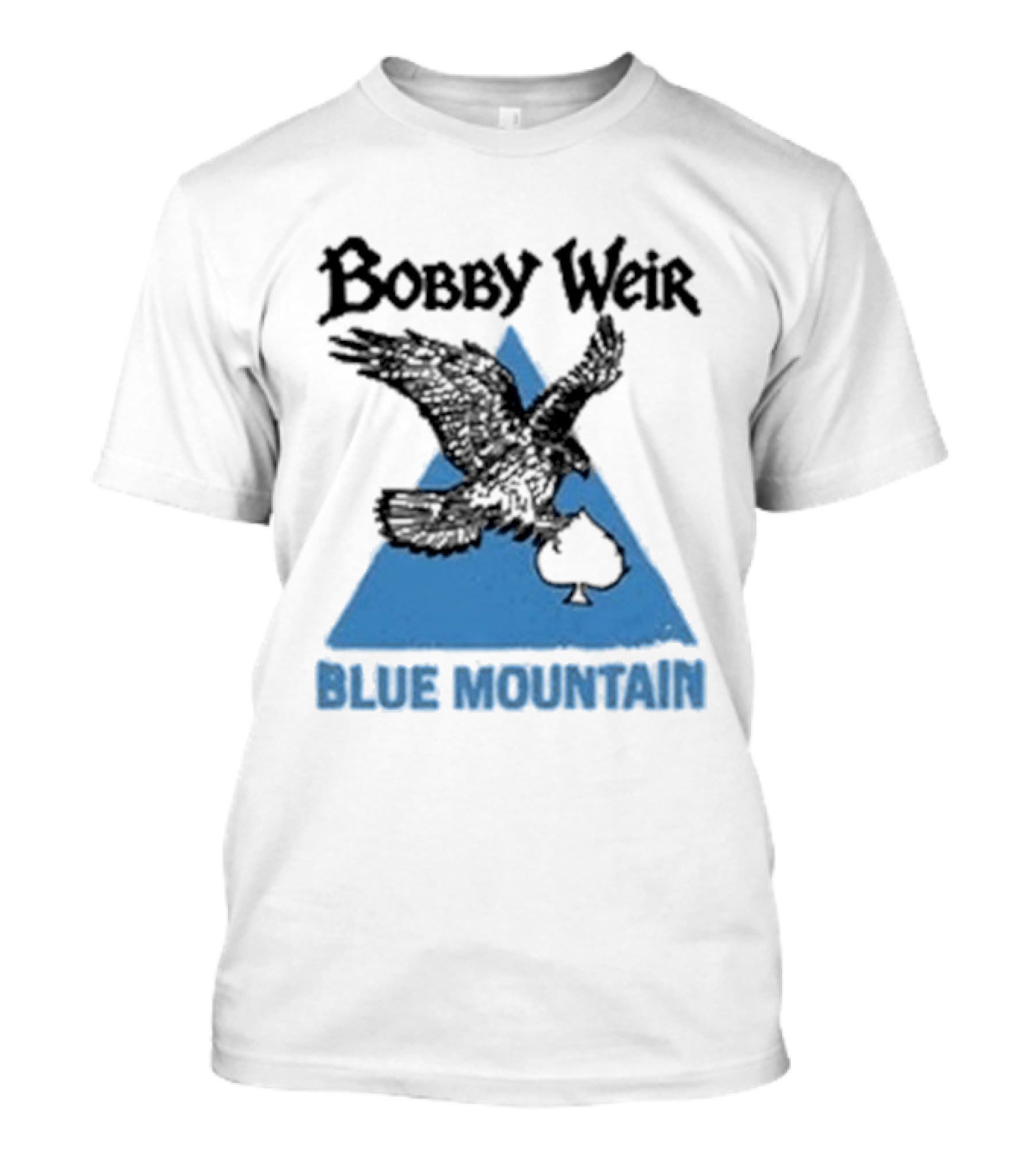 Bobby Weir Blue Mountain Eagle Spade Triangle T-Shirt