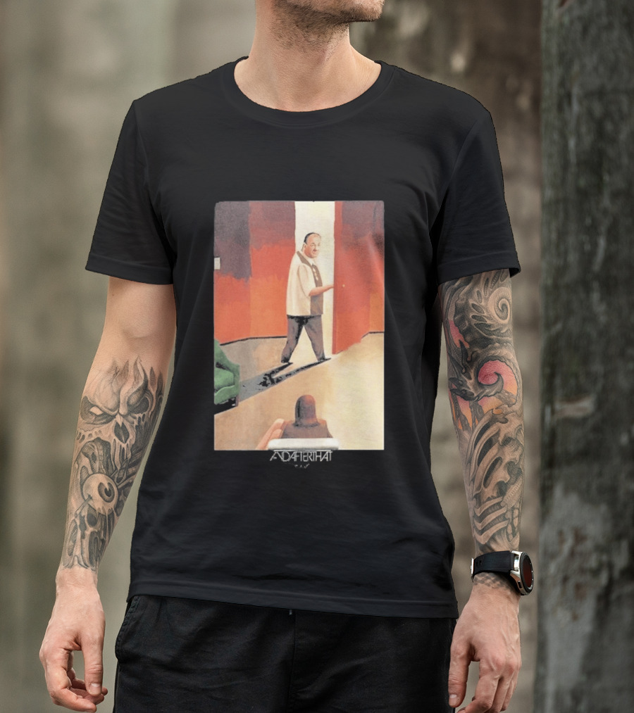 After That Therapy Scene Black Edge T-Shirt