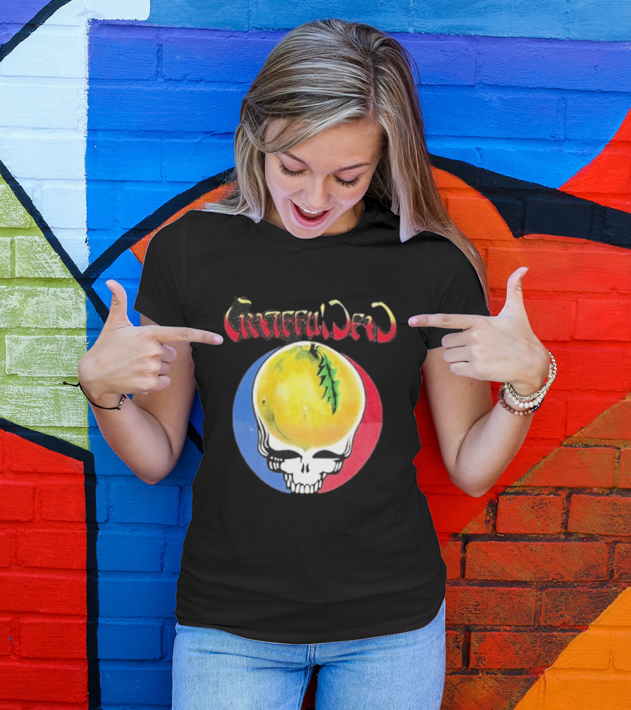 Grateful Dead Steal Your Face Pomelo Skull T-Shirt