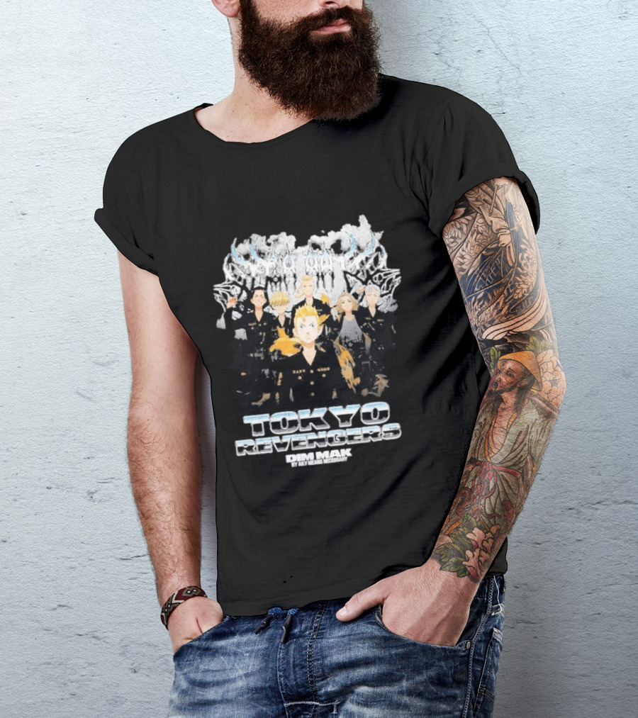 Tokyo Revengers Dim Mak Collection By Steve Aoki Collaboration T-Shirt