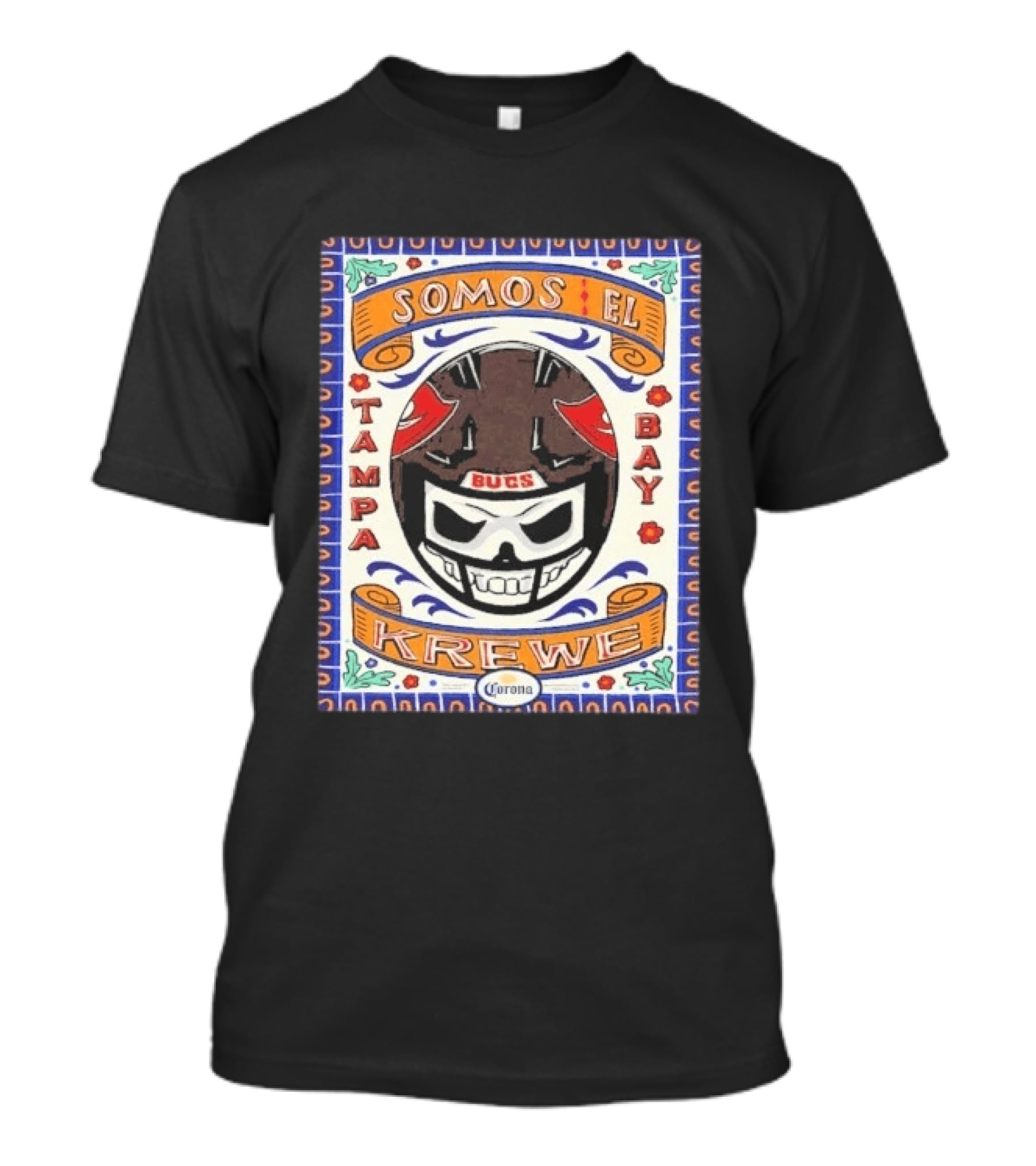 Somos EL Tampa Bay Buccaneers Bucs Krewe Corona 2026 T-Shirt
