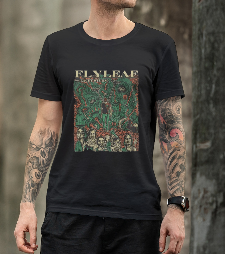 FLYLEAF Album Collage With Lacey Sturm T-Shirt