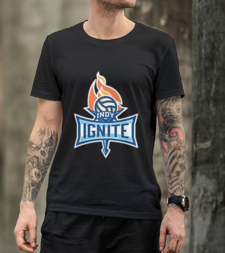 Indy Ignite Volleyball Flame T-Shirt