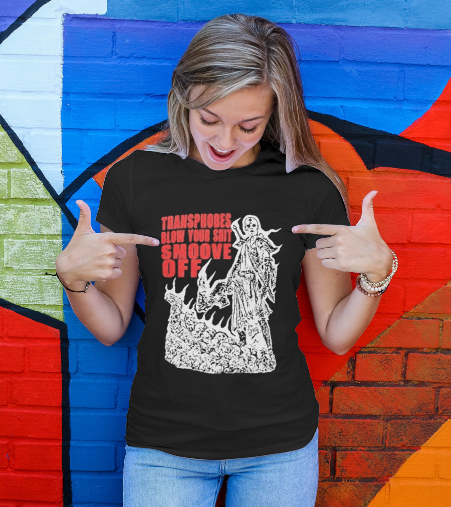 Transphobes Blow Your Smoove Off Flame Spirit T-Shirt