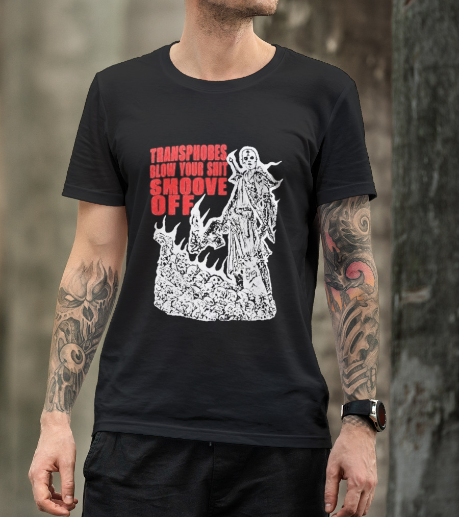 Transphobes Blow Your Smoove Off Flame Spirit T-Shirt