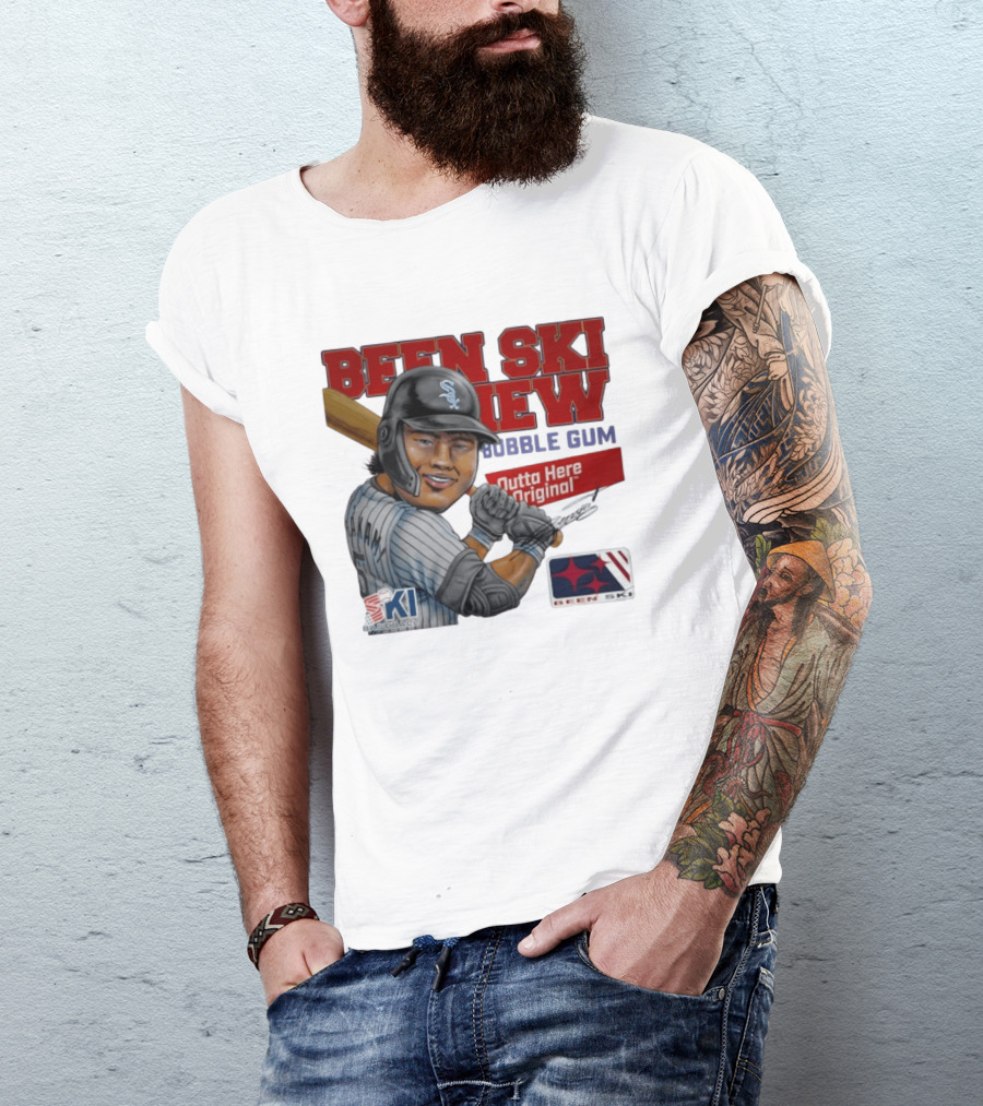 Been Ski View Bubble Gum Outta Here Baseball Original T-Shirt